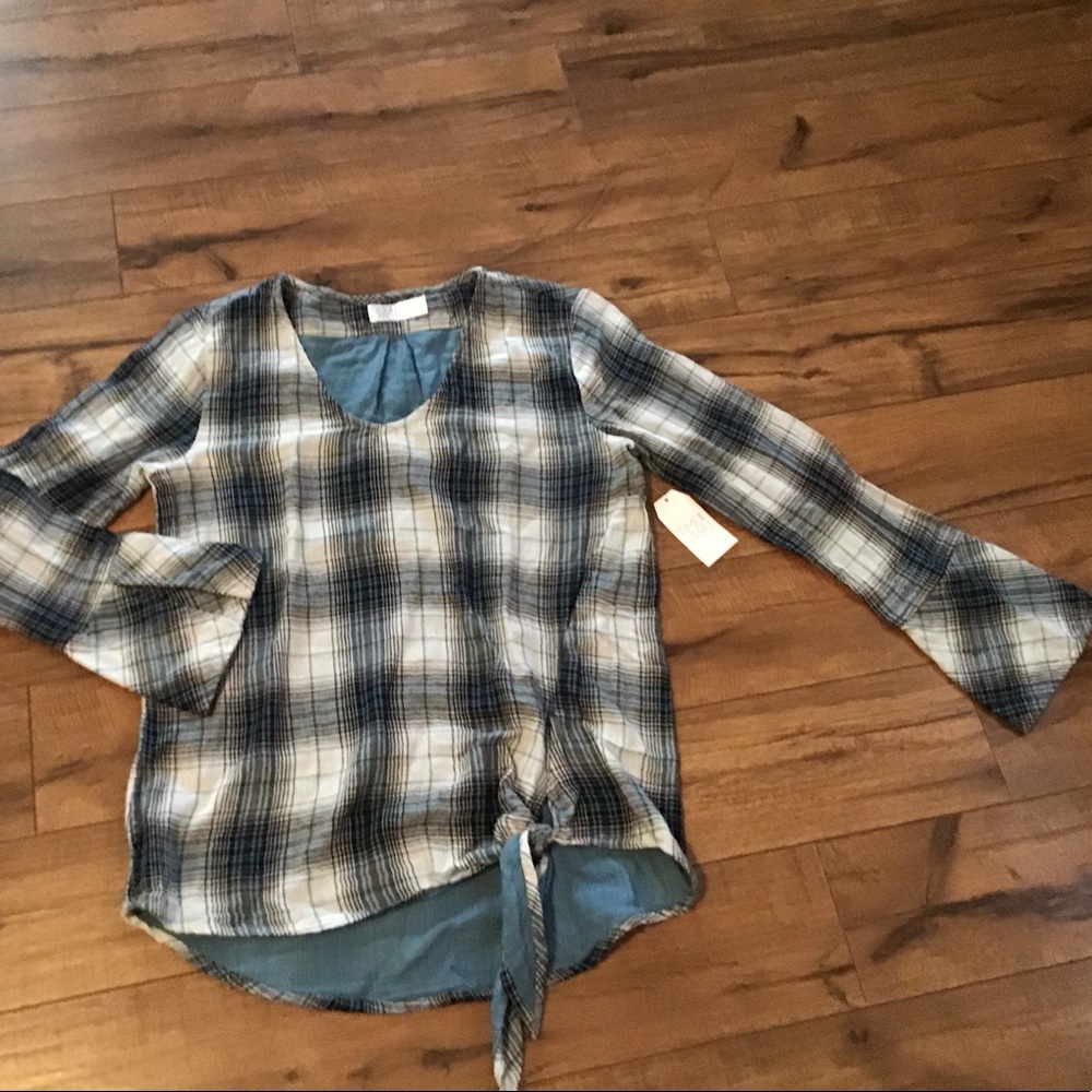 Time and Tru flannel top NWT